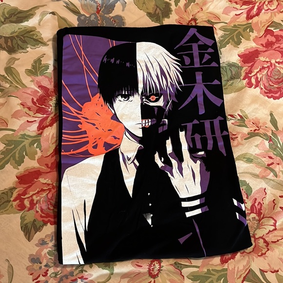 Vintage TOKYO GHOUL Size Large FunImation Graphic Tee Shirt Japan Anime EUC - Picture 13 of 15